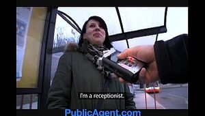 PublicAgent Jana penetrates me in the car for money