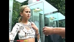 german teenage picked for her very first pornography audition