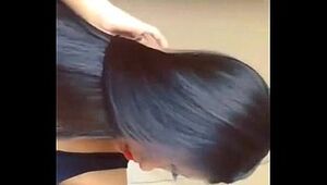 Lengthy hair mind-blowing honeys dance and hair have fun 2015
