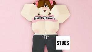 Folks - Dark haired step mother Cougar showcases off in naked image shoot (ROBLOX PORN/RR34)