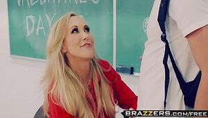 Brazzers - Enormous Boobs at College -  Desperate For V-Day Stiffy gig starring Brandi Enjoy and Lucas Adorn