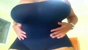 Enormous Globes On Web cam Cougar