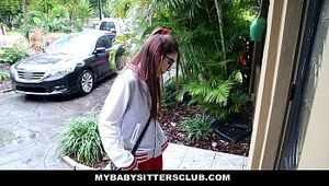 MyBabySittersClub - Diminutive Childminder (Sally Squirt) Nailed By The Mischievous Manager